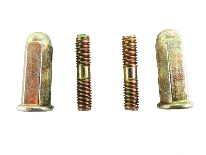 Exhaust Muffler Screw Bolt Nuts For Gy6 50cc 70cc 90cc 110cc 125cc 150cc Scooter Atv Go Kart Moped Quad 4 Wheeler Dune Buggy