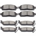 Aintier Automotive Replacement Brake Pads Front Rear Fit Ford F-150 2004 Ford For 2005 For 2006-2009 Lincoln Mark Lt