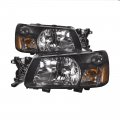 Headlightsdepot Halogen Headlights For Subaru Forester 2005-2005 Includes Left Driver And Right Passenger Side Headlamps 