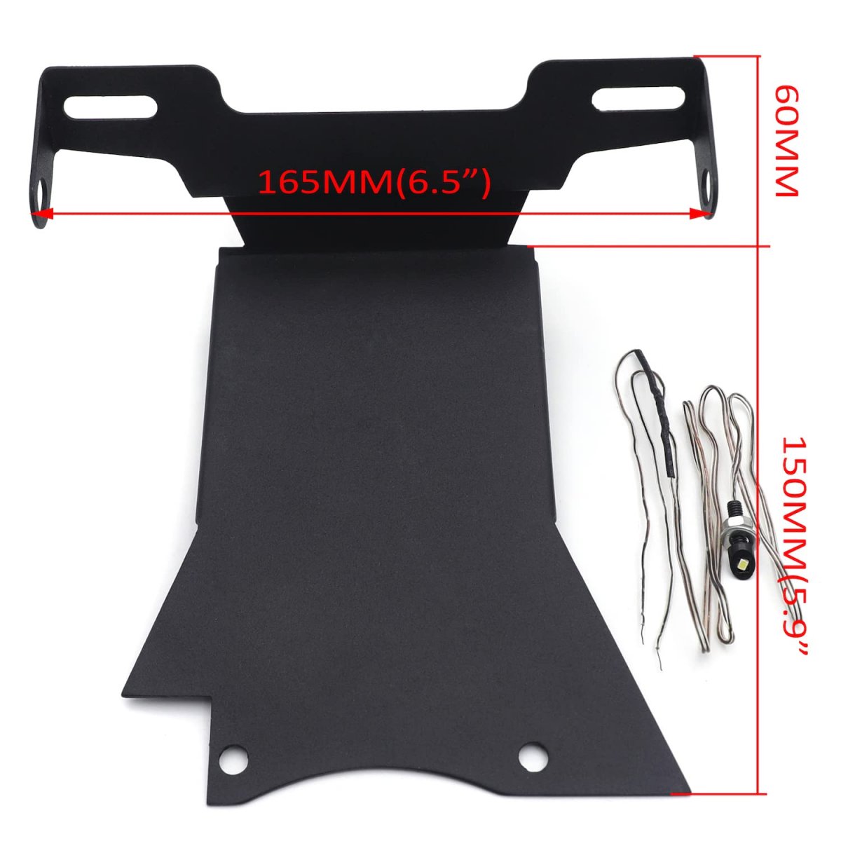 Fender Eliminator Tidy Tail For 2006 2007 2008 Yamaha Fz6 Fazer Black Billet Aluminum Mt223-008-bk-no Logo