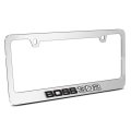 Ford Mustang Boss 302 In 3d On Mirror Chrome Metal License Plate Frame Official Licensed