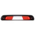 Full Led Third Brake Tail Cargo Chmsl Light For 1994-1996 Ford F150 F250 F350 1992-1996 Bronco Red Housing Clear Lens Center 