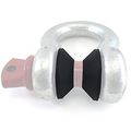 Red Hound Auto D-ring Shackle Isolator For Jeep Towing Off Road Kit 3 4 Inches Silencer Clevis