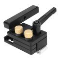 Miter Track Stop Woodworking Positioning Limiter Slot Stopper Ergonomic Design Standard T Work 2pcs Left Right Black 