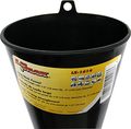 Lumax Lx-1614 Black Long Neck Plastic Funnel 