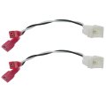2pcs Front Dash Tweeters Speaker Wiring Harness Adapter Plug Connector Fit For Dodge Magnum 2005-2008 Grand Caravan 2008-2020 