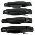 4x Door Handle Black For Chevy Tahoe Gmc Yukon Sierra Denali 07-14 Front Rear 