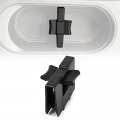 Hecasa Cup Holder Barrier Partition For 2014-2018 Subaruester Replacement For 92118aj001 92118aj000 Center Console Insert 