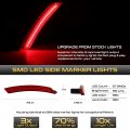 Rear Wheel Arch Led Red Side Marker Light Assembly Pair For Mini Cooper R55 R56 R57 R58 R59 R60 R61 Driver And Passenger