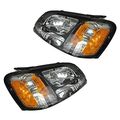 Headlights Headlamps Pair Set For Subaru Legacy Gt Baja Outback