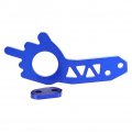 Qiilu Front Rear Towing Hook Set Universal Car Aluminium Alloy Trailer Ring Blue