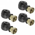 Caltric Two Sets Of Tie Rod End Kit Compatible With Polaris Scrambler 500 2x4 4x4 1997-2012