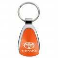 Au-tomotive Gold Teardrop Key Fob For Toyota Venza Orange