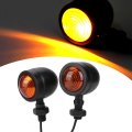 Turn Lights 2pcs Retro Metal Motorcycle Indicators Lamp
