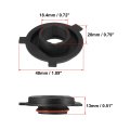 2pcs H4 Led Headlight Adapter Base Bulb Sockets Retainer Holder Universal For Car Black