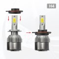 2pcs H4 Led Headlight Adapter Base Bulb Sockets Retainer Holder Universal For Car Black