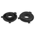 2pcs H4 Led Headlight Adapter Base Bulb Sockets Retainer Holder Universal For Car Black