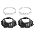 Hecasa 8pcs Front Headlight Molding Headlight Bucket For 1964-1970 Chevrolet Chevelle El Camino 1966-1969 Pontiac Lemans 