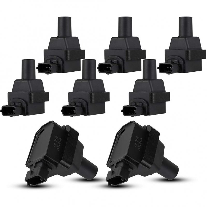 Ignition Coil Pack Set Of 8 For Mercedes Benz S500 Sl500 S420 E420 C1216 Uf-352 5c1227 0221504001