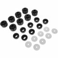 7-141 Body And Cab Mount Bushing Kit For Chevy Silverado Sierra 1500 2500 2wd 4wd 1999-2014 Polyurethane Mounts Black 