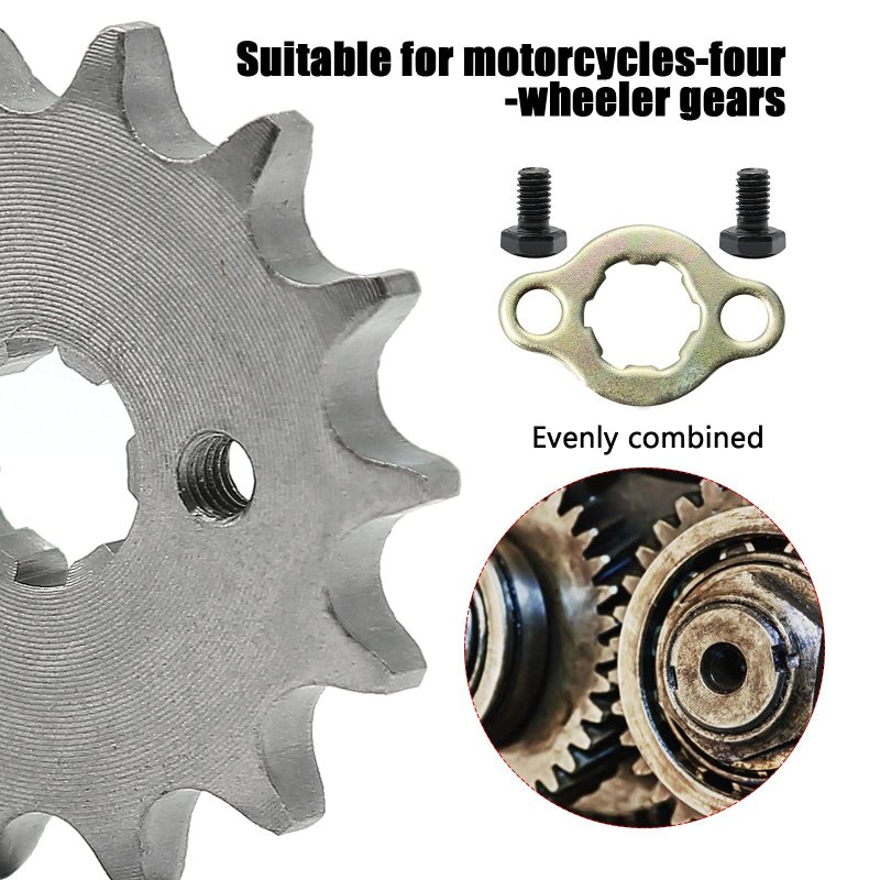 428 Chain Sprocket 14t 17mm Front Engine For 50cc 70cc 110cc 125cc 140cc 160cc Atv Dirt Bike Quad Taotao Roketa Sunl