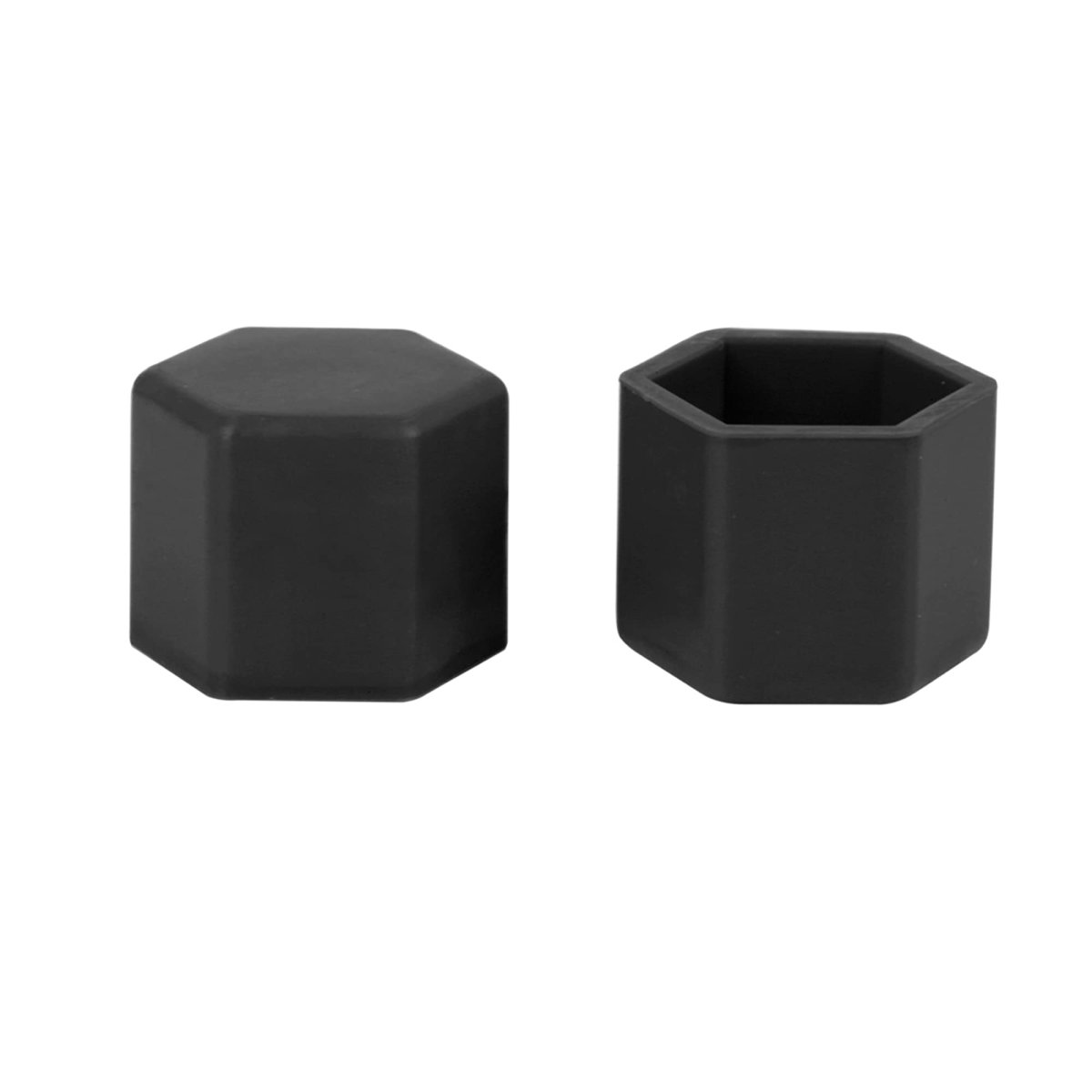 20pcs 17mm Universal Black Silicone Car Wheel Nut Lug Hub Screw Rim Bolt Covers Dust Protection Tyres Caps