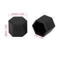 20pcs 17mm Universal Black Silicone Car Wheel Nut Lug Hub Screw Rim Bolt Covers Dust Protection Tyres Caps