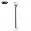Uxcell Tungsten Carbide Rotary Files 1 8 Shank Single Cut Ball Shape Burrs Tool 5mm Dia For Die Grinder Drill Bit Alloy Steel