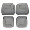 Leather Seat Covers Front Driver And Passenger Bottom Back Gray For Chevy Silverado Tahoe Suburban Gmc Sierra Yukon 1995 To 