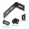 Uxcell Adjustable L Corner Braces 4pcs 120 X 60 40mm Stainless Steel Code 90 Degree Slotted Angle Brace Bracket For Furniture