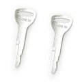 2 Ignition Keys 57591-23330-71 575912333071 A62597 162597 For Toyota Forklift