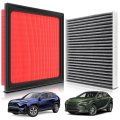 Engine Cabin Air Filter Set Fits For Toyota Camry Rav4 Avalon Highlander Gr Corolla 2018-2025 Lexus Rx350 Nx250 Nx350 Es250 