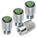 Tricktoppers Polhed Silver Billet Knurled Aluminum Tire Wheel Valve Stem Dust Caps For Cars Trucks Trailers Suv S Rv S