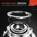 A-premium Rear Wheel Bearing And Hub Assembly Compatible With Honda Civic 2013 2014 2015 Fwd W Abs 5-lug
