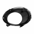 Ni1038156 Front Fog Light Bezel Compatible With Nissan Rogue Sport 2017-2019 Driver Left Side Smooth Chrome Black