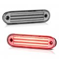 1990-2005 Mazda Mx-5 Miata Na Nb Clear Lens Red Led Rear Bumper Drl Side Marker Light Fender Parking Lamp Driver Passenger 