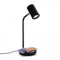 Brightech Ezra Office Desk Mp A Wireless Charging Pad And Temperature Changing Light Options A Living Room Table For 