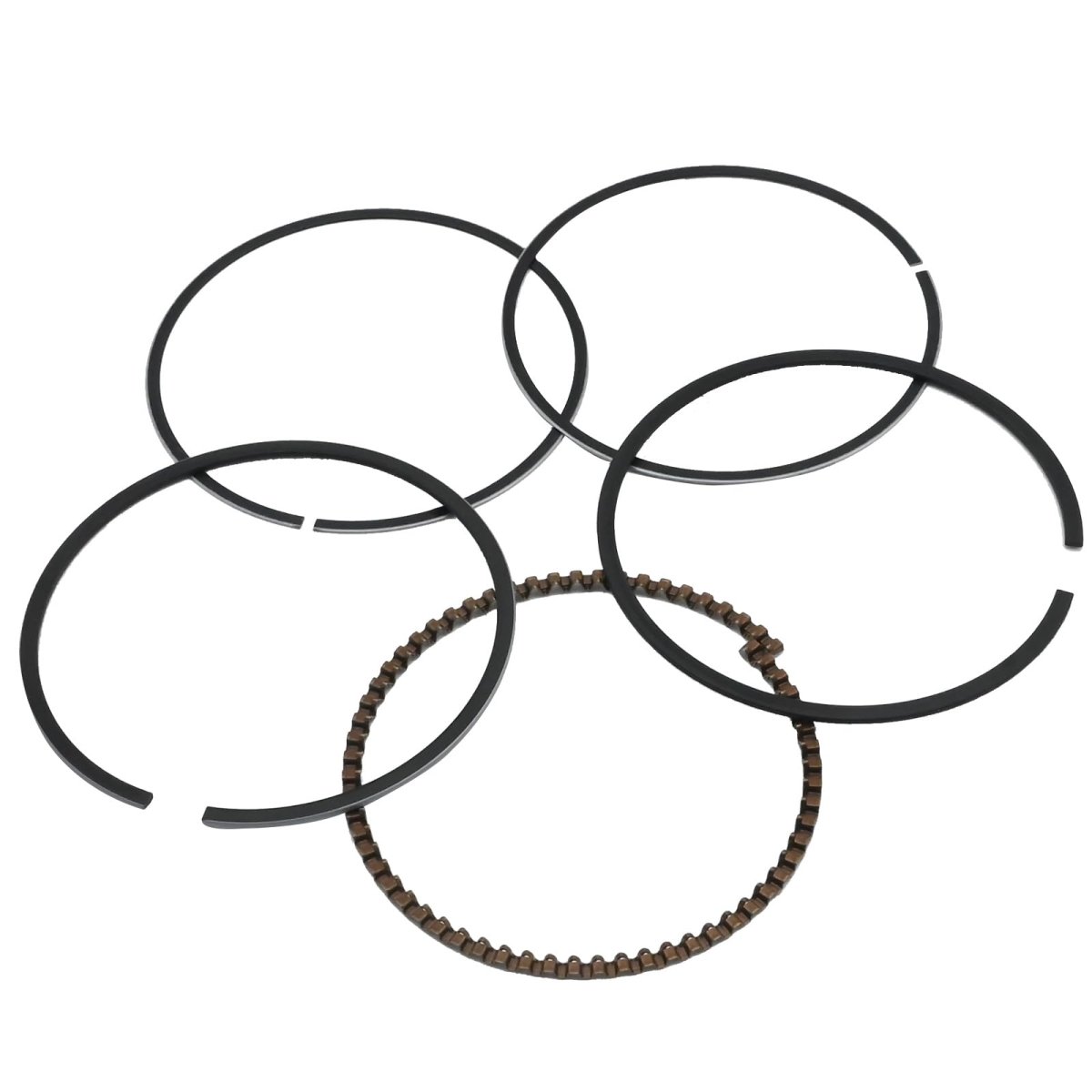 Zreneyfex 54mm Piston Rings Set Assembly Ring Kit Replacement For 125cc Ssr Atv Dirt Bike Go Kart