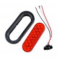 Double Face 48-led Pedestal Stop Turn Signal Side Marker Lights And Oval 22-led Brake Taillight Backup Reverse Lamps Compatible