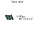Green Mouting Bracket For Chain Link Fence View Blocking Privacy Tape Weave