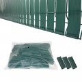 Green Mouting Bracket For Chain Link Fence View Blocking Privacy Tape Weave 