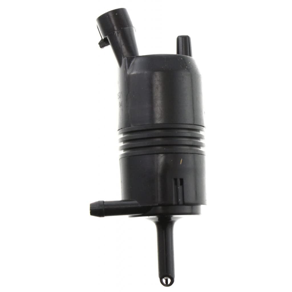 Windshield Washer Pump Front For Gmc Envoy Xuv 2004 2005 Direct Fit Replacement Part Black Plastic