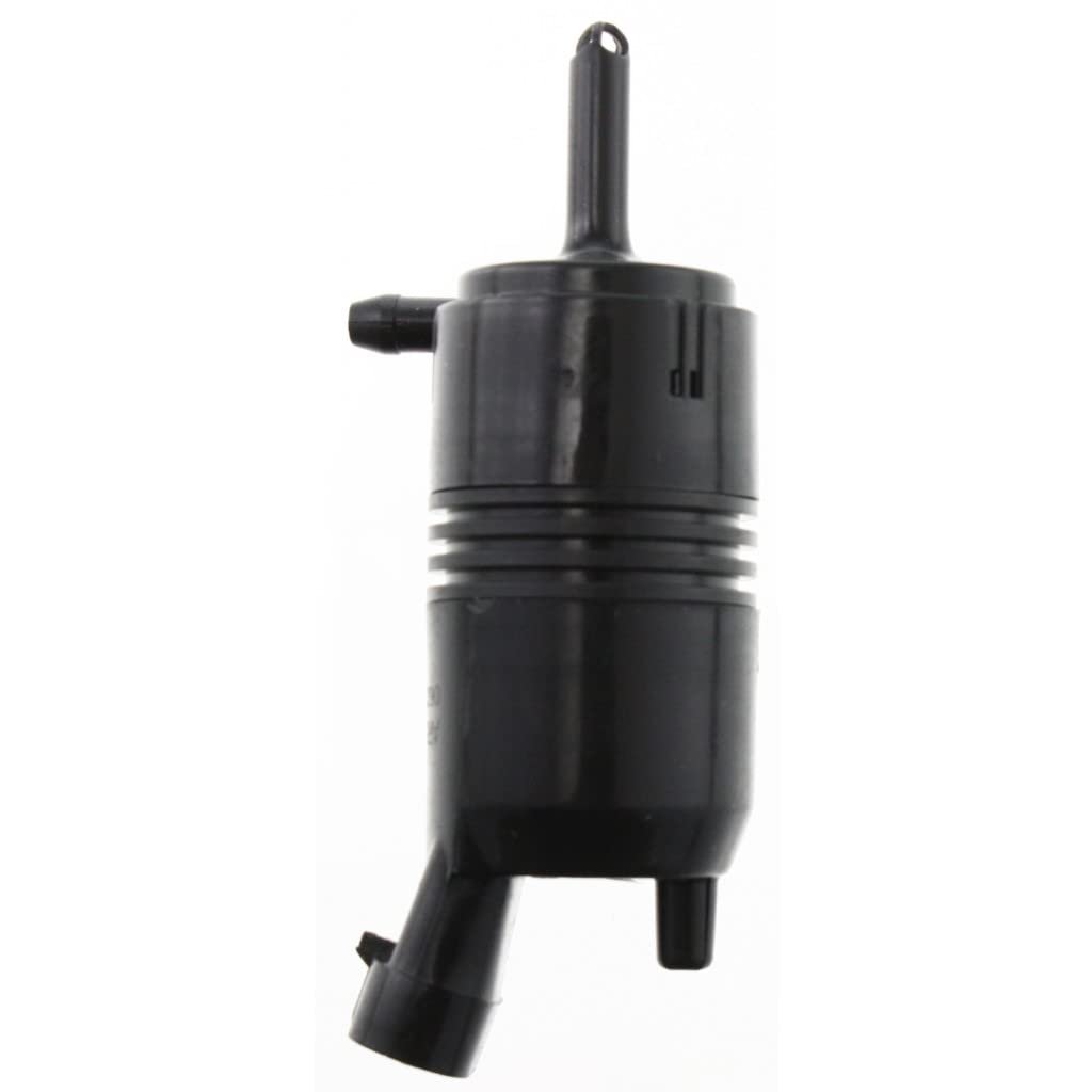 Windshield Washer Pump Front For Gmc Envoy Xuv 2004 2005 Direct Fit Replacement Part Black Plastic