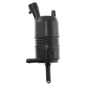 Windshield Washer Pump Front For Gmc Envoy Xuv 2004 2005 Direct Fit Replacement Part Black Plastic