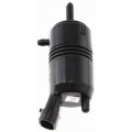 Windshield Washer Pump Front For Gmc Envoy Xuv 2004 2005 Direct Fit Replacement Part Black Plastic 