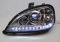 Headlight With Led Strip At Bottom Driver Side Fit Freightliner Columbia