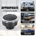 Universal Integral Style Air Conditioning Vent Deflector Outlet Louvered For Rv Bus Yacht