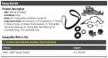 Timing Belt And Water Pump Kit Compatible With 2000-2009 Toyota Tundra 4 7l V8 Gas
