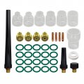 Riverweld Tig Gas Lens Collet Body 13n 45v42 040 Mm 13n22 45v43 1 16 1 6mm 45v44 13n23 3 32 2 4mm 45v45 13n24 1 8 3 2mm Glass 