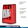 Led Rear Tail Lights Right W Bulbs For Chrysler Town Country 2011-2016 Ch2800198 Ch2801198 5182531ae 5182530ae